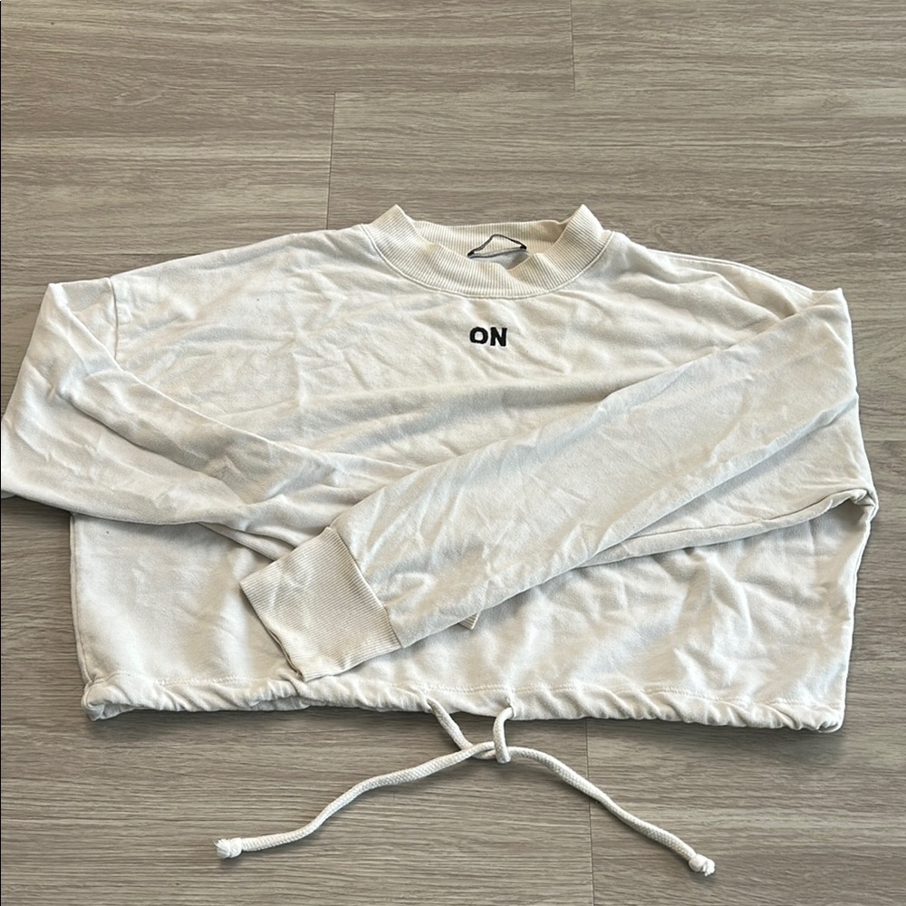 Alcott Cream Ribbed Top